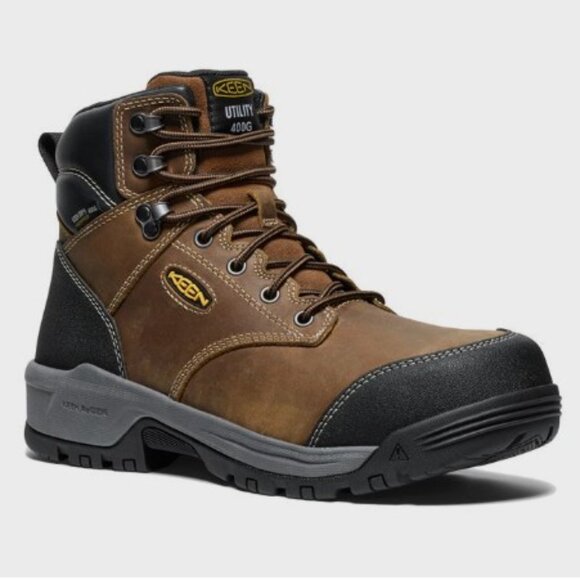 New Men's Keen Utility 6" Evanston 400G Carbon Toe Waterproof Boots *Size 9 Med - Picture 3 of 9